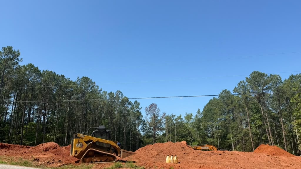 CAT Bulldozer Site Work