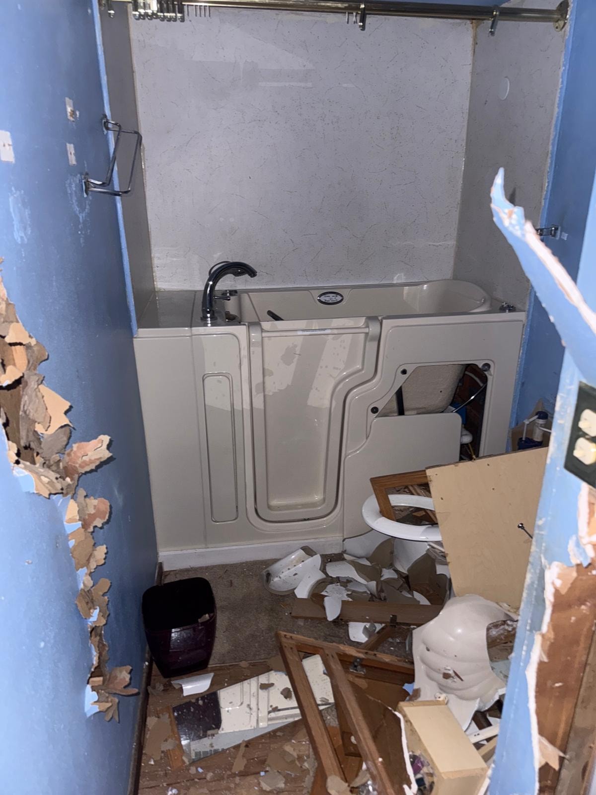 Bathroom Renovation — before